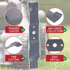 Mountfield Metal Lawnmower Blade 81004341/3 (41cm / 16") -Cheap Grow And Trim Store mountfield metal lawnmower blade 81004341 3 41cm 16 5057817519381 04c MP