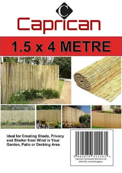 Natural Peeled Reed Screening Roll Garden Screen Fence Fencing Panel H 1.5m X W 4m 7 Natural Peeled Reed Screening Roll Garden Screen Fence Fencing Panel H 1.5m X W 4m -Cheap Grow And Trim Store natural peeled reed screening roll garden screen fence fencing panel h 1 5m x w 4m5062079311161 05c MP