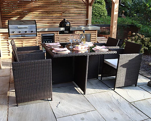 Nevada Brown 4 Seater Cube Set 2 Nevada Brown 4 Seater Cube Set - Image 2