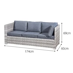 Oseasons Acorn Rattan 6 Seat Corner Sofa Set In Dove Grey -Cheap Grow And Trim Store oseasons acorn rattan 6 seat corner sofa set in dove grey5056010143270 03c MP