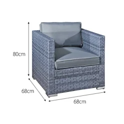 Oseasons Malta XS Rattan 9 Seat U-Shape Set In Ocean Grey -Cheap Grow And Trim Store oseasons malta xs rattan 9 seat u shape set in ocean grey5056010143218 03c MP