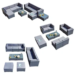 Oseasons Trinidad Deluxe Rattan 8 Seat Modular Sofa Set In Ocean Grey 6 Oseasons Trinidad Deluxe Rattan 8 Seat Modular Sofa Set In Ocean Grey -Cheap Grow And Trim Store oseasons trinidad deluxe rattan 8 seat modular sofa set in ocean grey5056010144031 03c MP