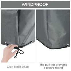 Outsunny 205x192cm Outdoor Garden Furniture Protective Cover Water UV Resistant -Cheap Grow And Trim Store outsunny 205x192cm outdoor garden furniture protective cover water uv resistant5056399125317 06c MP