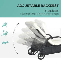 Outsunny Adjustable Wicker Rattan Sun Lounger Recliner Chair With Cushion Black 7 Outsunny Adjustable Wicker Rattan Sun Lounger Recliner Chair With Cushion Black -Cheap Grow And Trim Store outsunny adjustable wicker rattan sun lounger recliner chair with cushion black5056029828489 06c MP