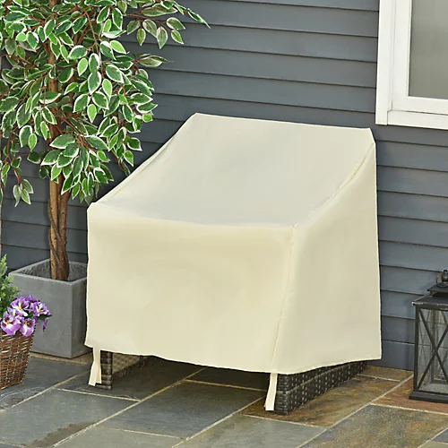 Outsunny Furniture Cover Single Chair Protector 600D Oxford 68x87x44-77cm 1 Outsunny Furniture Cover Single Chair Protector 600D Oxford 68x87x44-77cm