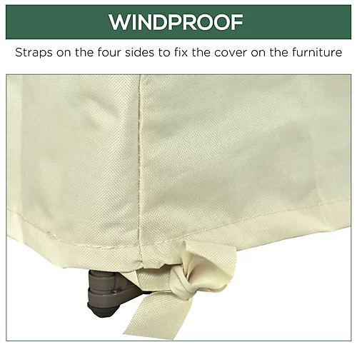 Outsunny Furniture Cover Single Chair Protector 600D Oxford 68x87x44-77cm 4 Outsunny Furniture Cover Single Chair Protector 600D Oxford 68x87x44-77cm - Image 4
