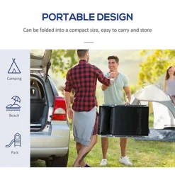 Outsunny Sun Lounger Recliner Foldable 7 Levels Textilene Black Patio -Cheap Grow And Trim Store outsunny sun lounger recliner foldable 7 levels textilene black patio5055974826762 06c MP