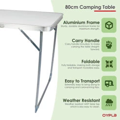 Oypla 80cm Portable Folding Outdoor Camping Kitchen Work Top Table -Cheap Grow And Trim Store oypla 80cm portable folding outdoor camping kitchen work top table5056233253343 03c MP