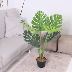Oypla Artificial Monstera Plant 85cm Indoor Outdoor Decoration -Cheap Grow And Trim Store oypla artificial monstera plant 85cm indoor outdoor decoration5060544759593 04c MP