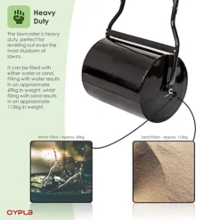 Oypla Heavy Duty Large 72L Water Filled Garden Lawn Roller 7 Oypla Heavy Duty Large 72L Water Filled Garden Lawn Roller -Cheap Grow And Trim Store oypla heavy duty large 72l water filled garden lawn roller5056233251417 04c MP