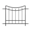 Panacea Curved Traditional Railings, (L)1.22m (H)0.91m (T)20mm