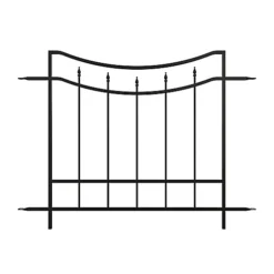 Panacea Curved Traditional Railings, (L)1.22m (H)0.91m (T)20mm