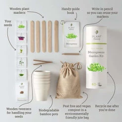 Plant Theory Grow Your Own Microgreens- Broccoli, Radish, Cress, Pea Shoots And Rocket - Vegan Compost & 100% Plastic Free -Cheap Grow And Trim Store plant theory grow your own microgreens broccoli radish cress pea shoots and rocket vegan compost 100 plastic free5056228390305 04c MP