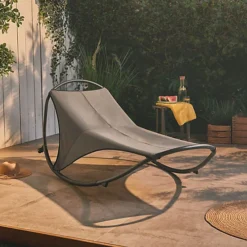Premium Rocking Textoline Sun Lounger -Cheap Grow And Trim Store premium rocking textoline sun lounger5061023960868 03c MP