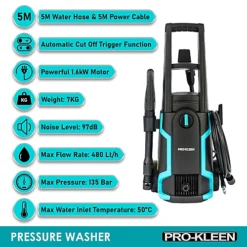 Pro-Kleen Pressure Power Jet Washer Electric High Performance Cleaner 5 Pro-Kleen Pressure Power Jet Washer Electric High Performance Cleaner -Cheap Grow And Trim Store pro kleen pressure power jet washer electric high performance cleaner5056411318123 02c MP