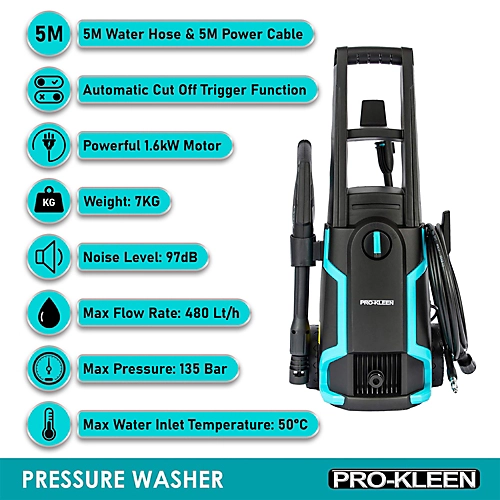 Pro-Kleen Pressure Power Jet Washer Electric High Performance Cleaner 2 Pro-Kleen Pressure Power Jet Washer Electric High Performance Cleaner - Image 2