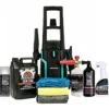 Pro-Kleen Pressure Washer 1600W With Snow Foam 5ltr Alloy Foam Cleaner, Trim & Bumper, Tyre Shine. Lance, Cloths And Mitt
