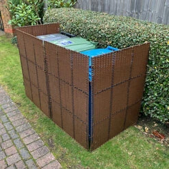 Rattan Effect Wheelie Bin Screen (Triple) 6 Rattan Effect Wheelie Bin Screen (Triple) -Cheap Grow And Trim Store rattan effect wheelie bin screen triple 5060266598562 03c MP