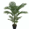 Requena Artificial Tree With Lifelike Leaves Replica Artificial Plant Black Plastic Pot 95cm Tall OAK3053