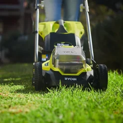 Ryobi ONE+ RLM18X33B50B Cordless 18V Rotary Lawnmower -Cheap Grow And Trim Store ryobi one rlm18x33b50b cordless 18v rotary lawnmower4892210185860 05i bq