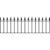 SAXA Metal Spear Top Garden Railing Panel 1830mm (6ft) GAP X 490mm High SAZP03