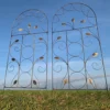 Set Of 2 Leaf Design Metal Trellis (120cm X 50cm)