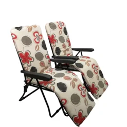 Set Of 2 Padded Outdoor Garden Patio Recliner / Sun Lounger With Flowers 7 Set Of 2 Padded Outdoor Garden Patio Recliner / Sun Lounger With Flowers -Cheap Grow And Trim Store set of 2 padded outdoor garden patio recliner sun lounger with flowers5056589112097 04c MP