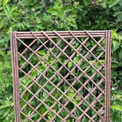 Set Of 3 Willow Trellis Framed Panel (120cm X 45cm) -Cheap Grow And Trim Store set of 3 willow trellis framed panel 120cm x 45cm 5060266596698 03c MP
