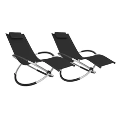 Smart Living Zero Gravity Rocking Sun Lounger Chair With Pillow Black -Cheap Grow And Trim Store smart living zero gravity rocking sun lounger chair with pillow black5060170924426 03c MP