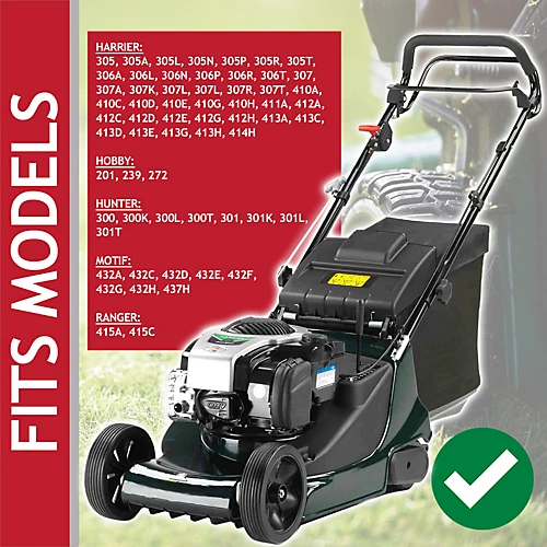 SPARES2GO 16" 40cm Hi Lift Blade Compatible With Hayter Harrier 305 306 307 410 412 413 Lawnmower 2 SPARES2GO 16" 40cm Hi Lift Blade Compatible With Hayter Harrier 305 306 307 410 412 413 Lawnmower - Image 2