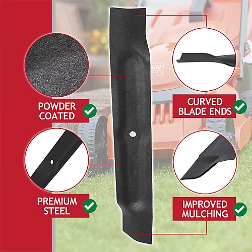SPARES2GO 32cm 12.59" Metal Blade Compatible With Flymo Chevron 32 EM032 Easimo Lawnmower 4 SPARES2GO 32cm 12.59" Metal Blade Compatible With Flymo Chevron 32 EM032 Easimo Lawnmower - Image 4