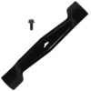 SPARES2GO 37cm Metal Blade Compatible With Qualcast Lawnmower + Bolt