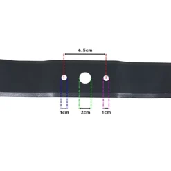 SPARES2GO Cutter Blade Compatible With Gardenline GL480SP Lawnmower (46cm 18") 6 SPARES2GO Cutter Blade Compatible With Gardenline GL480SP Lawnmower (46cm 18") -Cheap Grow And Trim Store spares2go cutter blade compatible with gardenline gl480sp lawnmower 46cm 18 5057817613478 03c MP