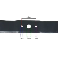 SPARES2GO Cutter Blade Compatible With Mac Allister HP46 SP46 Lawnmower (46cm / 18") -Cheap Grow And Trim Store spares2go cutter blade compatible with mac allister hp46 sp46 lawnmower 46cm 18 5057817519329 03c MP