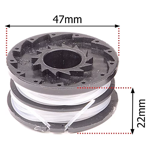 SPARES2GO Line & Spool + Cover Compatible With Spear & Jackson S3525ET Strimmer Trimmer 3 SPARES2GO Line & Spool + Cover Compatible With Spear & Jackson S3525ET Strimmer Trimmer - Image 3