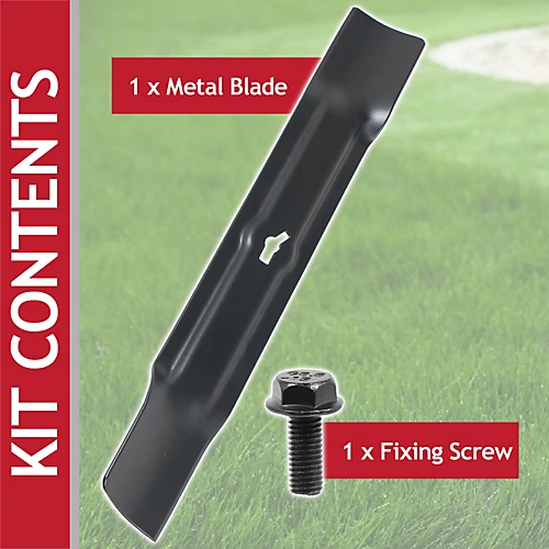 SPARES2GO Metal Blade Compatible With B&Q OPP FPLM1000-4 Lawn Mower (32cm) 2 SPARES2GO Metal Blade Compatible With B&Q OPP FPLM1000-4 Lawn Mower (32cm) - Image 2