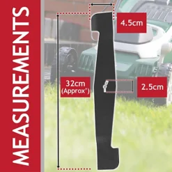 SPARES2GO Metal Blade Compatible With Spear & Jackson S1232ER LM1232 CY32 Lawnmower (32cm) 6 SPARES2GO Metal Blade Compatible With Spear & Jackson S1232ER LM1232 CY32 Lawnmower (32cm) -Cheap Grow And Trim Store spares2go metal blade compatible with spear jackson s1232er lm1232 cy32 lawnmower 32cm 5057817452282 03c MP