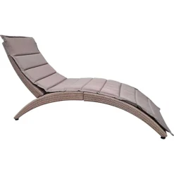 Truro Rattan Garden Sunlounger With Cushion 7 Truro Rattan Garden Sunlounger With Cushion -Cheap Grow And Trim Store truro rattan garden sunlounger with cushion5060441222862 04c MP