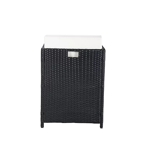 Venice Cube Rattan Garden Furniture 9 Piece Set With Free Cover Included, Black 4 Venice Cube Rattan Garden Furniture 9 Piece Set With Free Cover Included, Black - Image 4