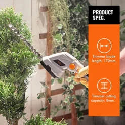 VonHaus 7.2V 2 In 1 Grass And Hedge Trimmer, Battery Powered Cordless Electric Trimmer W/ Interchangeable Blade, Telescopic Handle -Cheap Grow And Trim Store vonhaus 7 2v 2 in 1 grass and hedge trimmer battery powered cordless electric trimmer w interchangeable blade telescopic handle5056115785351 03c MP
