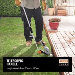 VonHaus 7.2V 2 In 1 Grass And Hedge Trimmer, Battery Powered Cordless Electric Trimmer W/ Interchangeable Blade, Telescopic Handle -Cheap Grow And Trim Store vonhaus 7 2v 2 in 1 grass and hedge trimmer battery powered cordless electric trimmer w interchangeable blade telescopic handle5056115785351 04c MP