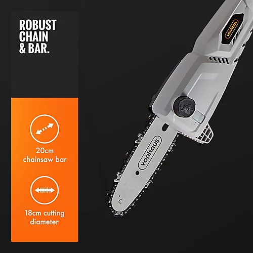VonHaus Cordless Pole Chainsaw 40V, Handheld Electric Chainsaw W/ Battery, Charger, Harness, Telescopic Foam Grip, Rotary Cutting 2 VonHaus Cordless Pole Chainsaw 40V, Handheld Electric Chainsaw W/ Battery, Charger, Harness, Telescopic Foam Grip, Rotary Cutting - Image 2