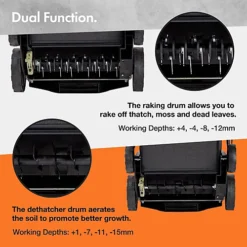 VonHaus Lawn Scarifier, Aerator & Grass Rake 1500W, Garden Maintenance For All Grass Areas With 30L Collection Box & 10m Cable 7 VonHaus Lawn Scarifier, Aerator & Grass Rake 1500W, Garden Maintenance For All Grass Areas With 30L Collection Box & 10m Cable -Cheap Grow And Trim Store vonhaus lawn scarifier aerator grass rake 1500w garden maintenance for all grass areas with 30l collection box 10m cable5060351499583 04c MP