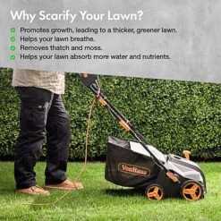 VonHaus Lawn Scarifier, Aerator & Grass Rake 1800W, Garden Maintenance For All Grass Areas With 55L Collection Box & 10m Cable 6 VonHaus Lawn Scarifier, Aerator & Grass Rake 1800W, Garden Maintenance For All Grass Areas With 55L Collection Box & 10m Cable -Cheap Grow And Trim Store vonhaus lawn scarifier aerator grass rake 1800w garden maintenance for all grass areas with 55l collection box 10m cable5056115784101 03c MP