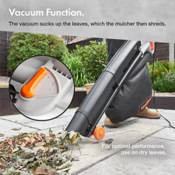 VonHaus Leaf Blower 3000W, Garden Vacuum For Clearing Patios & Gardens Of Leaves & Other Waste -Cheap Grow And Trim Store vonhaus leaf blower 3000w garden vacuum for clearing patios gardens of leaves other waste5056115721571 03c MP
