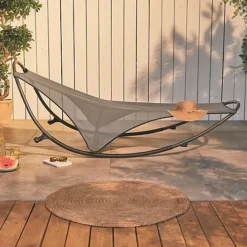 VonHaus Rocking Sun Lounger, Sun Bed W/ Weather Resistant Textoline & Durable Steel Frame, Sunlounger Chair For Outdoor & Garden 6 VonHaus Rocking Sun Lounger, Sun Bed W/ Weather Resistant Textoline & Durable Steel Frame, Sunlounger Chair For Outdoor & Garden -Cheap Grow And Trim Store vonhaus rocking sun lounger sun bed w weather resistant textoline durable steel frame sunlounger chair for outdoor garden5056115790744 03c MP
