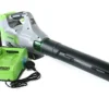 Warrior Eco Power Equipment 60v Cordless Leaf Blower With Battery And Charger