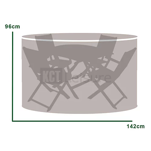 Weatherproof Outdoor Garden Patio Rattan Furniture Cover - Round Small 4 Weatherproof Outdoor Garden Patio Rattan Furniture Cover - Round Small - Image 4