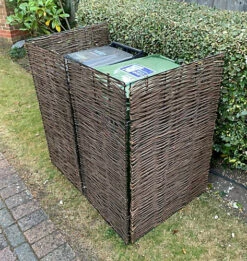 Willow Wheelie Bin Screen Metal Frame (Double) -Cheap Grow And Trim Store willow wheelie bin screen metal frame double 5060266594045 02c MP