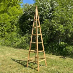 Wooden Garden Obelisk Ideal For Climbing Plants (1.9m) -Cheap Grow And Trim Store wooden garden obelisk ideal for climbing plants 1 9m 5060266598937 03c MP